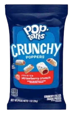 POP TARTS CRUNCHY POPPERS STRAWBERRY 28G