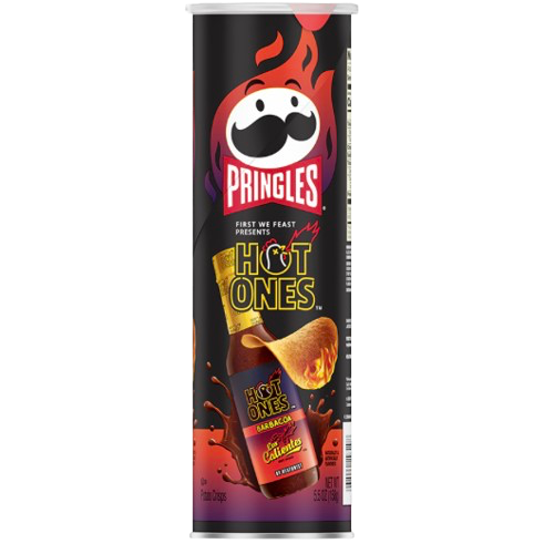 PRINGLES HOT ONES BARBACOA 5.5OZ