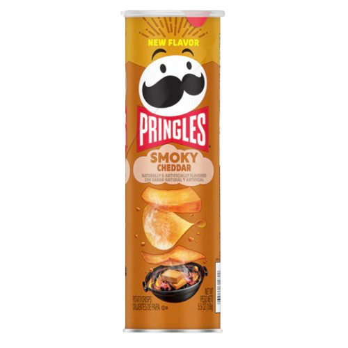 PRINGLES SMOKEY CHEDDAR 5.5OZ
