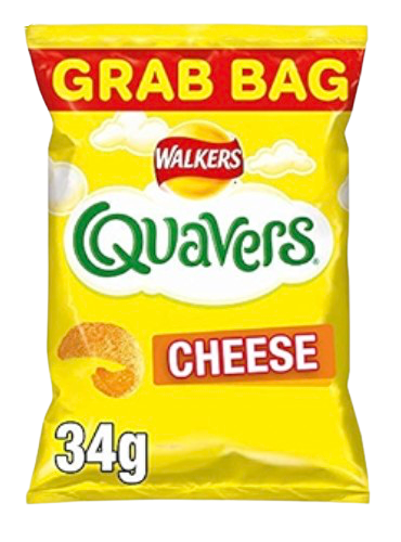 QUAVERS CHEESE GRAB BAG 34G UK (BBD 24/08/24)