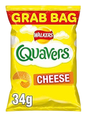 QUAVERS CHEESE GRAB BAG 34G UK (BBD 24/08/24)