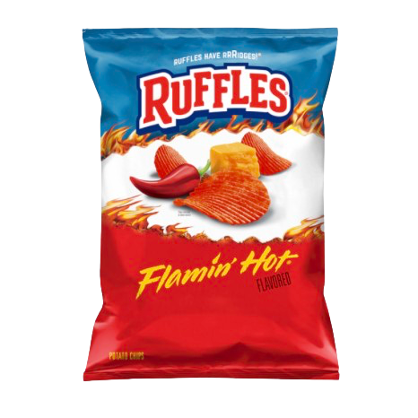 RUFFLES FLAMIN HOT 6.5OZ NZ USA