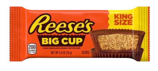 REESES KING SIZE BIG CUP 2 CUPS 2.8OZ USA