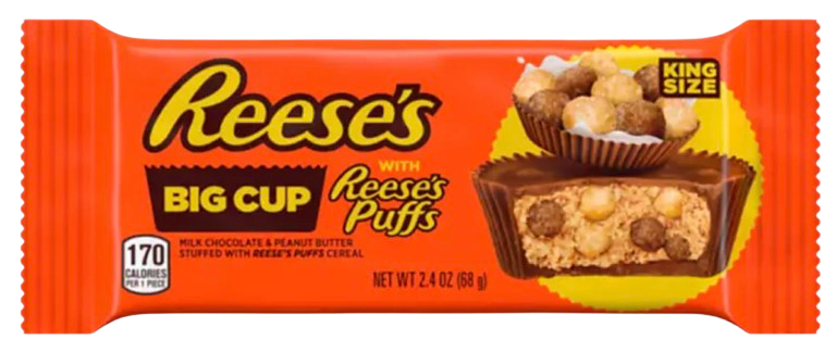 REESES CUPS 2.4OZ PUFFS KINGSIZE