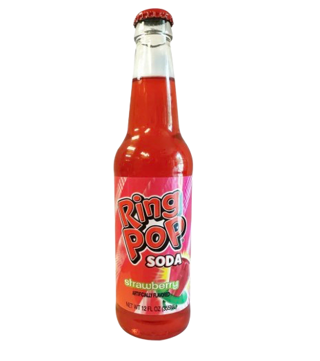 Ring Pop Soda Strawberry 355ml