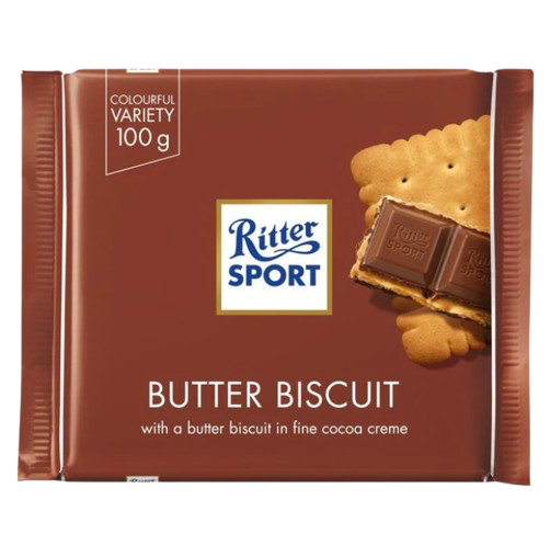 RITTER SPORTS BUTTER BISCUIT 100G
