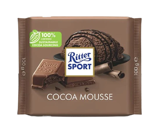 RITTER SPORT COCOA MOUSSE 100G