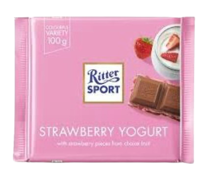 RITTER SPORTS STRAWBERRY YOGURT 100G