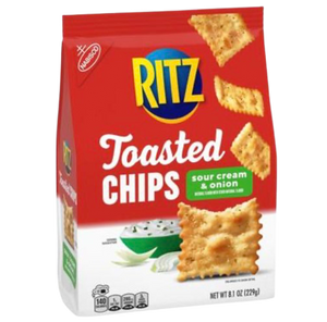 RITZ CHIPS SOUR CREAM & ONION 226 grams  USA