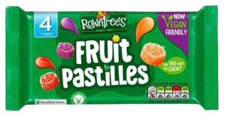 ROWNTREE 4PK FRUIT PASTILLES UK