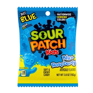 SOUR PATCH 3.6OZ PEG KIDS BLUE RASPBERRY