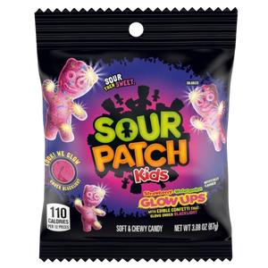 SOUR PATCH KIDS GLOW UPS 3.08 OZ PEG