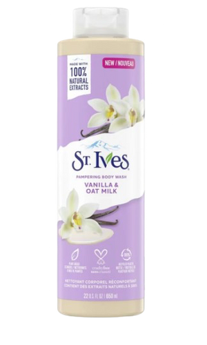 ST IVES BODYWASH 22OZ VANILLA + OAT MILK