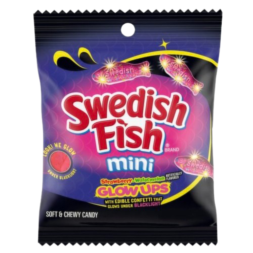 SWEDISH FISH GLOW UPS 3.08 OZ