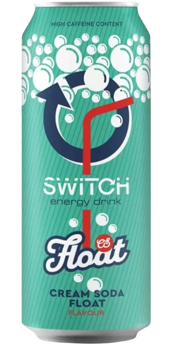 6 PACK SWITCH ENERGY CREAM SODA FLOAT 500ML
