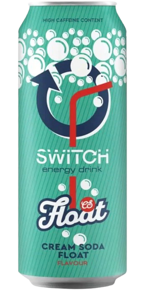 6 PACK SWITCH ENERGY CREAM SODA FLOAT 500ML