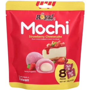 ROYAL FAMILY MOCHI STRAWBERRY CHEESE CAKE 12s