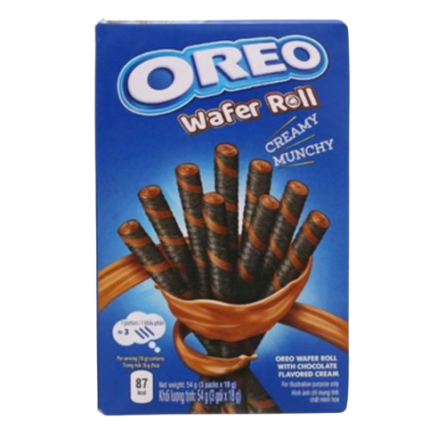 OREO CHOCOLATE WAFER ROLL 54 GRAMS