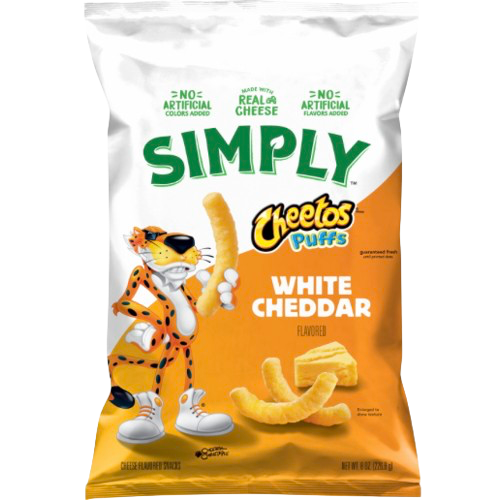 Simply Cheetos Puffs White Cheddar 226 grams USA