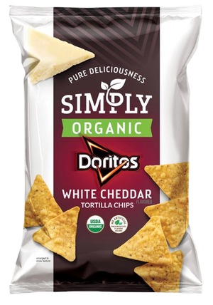 SIMPLY DORITOS WHITE CHEDDAR 7.5OZ USA