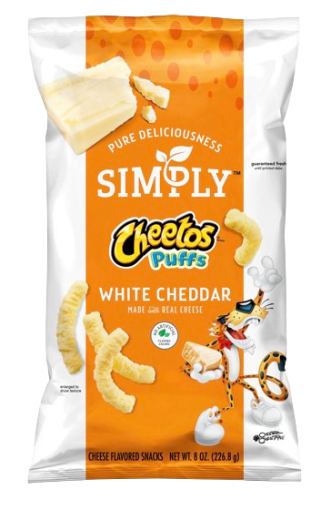 Simply Cheetos Puffs White Cheddar 8oz USA