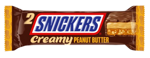 DUO BAR SNICKERS CREAMY PEANUT BUTTER 54.75G UK