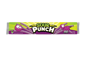 SOUR PUNCH STRAWS GRAPE 2OZ
