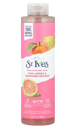 ST IVES BODYWASH 22OZ PINK LEMON & MANDARIN ORANGE