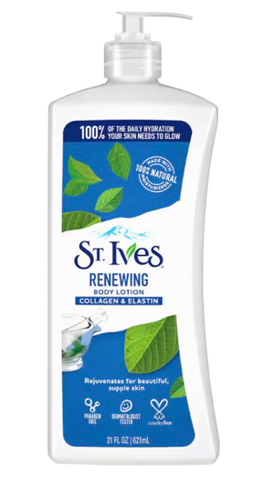 ST IVES LOTION (USA) 21OZ/621ML RENEW COLLAGEN