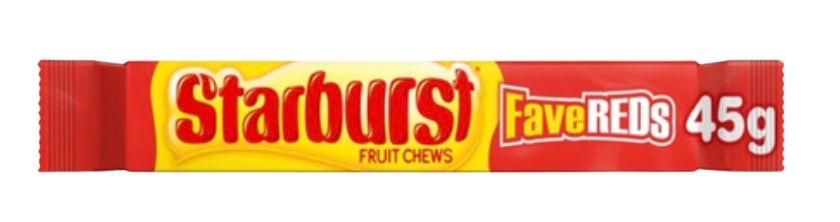 Starburst Favourite Reds 45g UK
