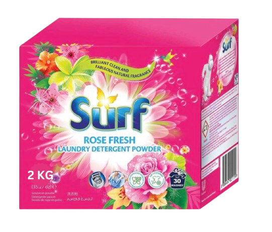 SURF LAUNDRY DETERGENT ROSE FRESH 2KG