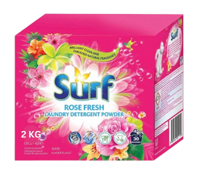 SURF LAUNDRY DETERGENT ROSE FRESH 2KG