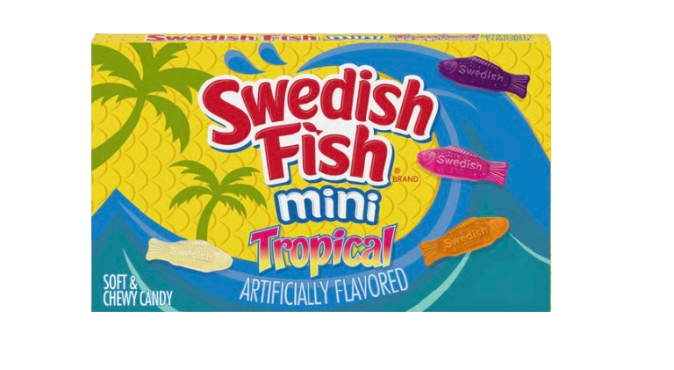 Swedish Fish Mini Tropical Theatre Box 99g USA