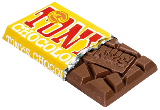 TONYS CHOCOLONELY CHOCOLATE MILK CHOC ALMOND HONEY 180G