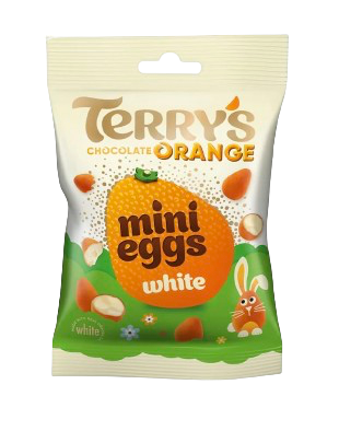 TERRYS CHOCOLATE ORANGE MINI EGGS WHITE 80G