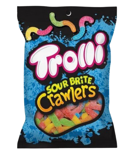 TROLLI CANDY 5OZ SOUR BRITE CRAWLERS