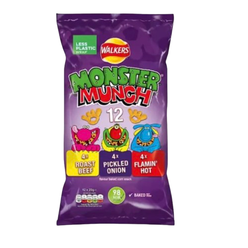 WALKERS MONSTER MUNCH VARITEY BAG 20GX12PK (BBD 21/11/2026)