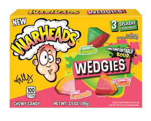 WARHEADS WEDGIES THEATRE BOX 3OZ/99G USA