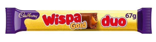 CADBURY BAR DUO WISPA GOLD 67G UK