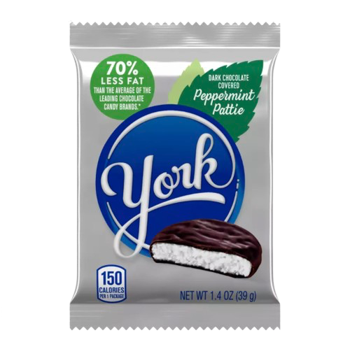 YORK PEPPERMINT PATTIE 1.4OZ MINT CHOCOLATE