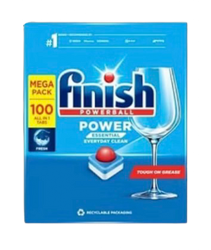 Finish Powerball Mega Pack 100s Essential Everyday Clean 1.3kg