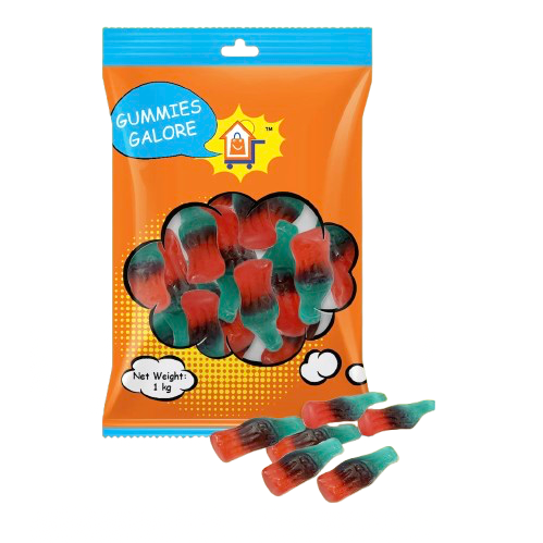 GUMMIES GALORE BERRY BOTTLES 1KG