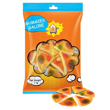 GUMMIES GALORE PIZZA 1KG