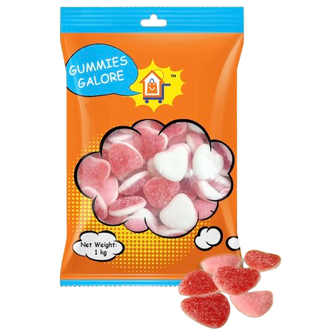 GUMMIES GALORE SOUR HEARTS 1KG