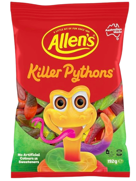Allens Killer Pythons 192gms