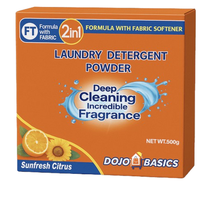 DOJO BASICS DETERGENT POWDER 500 GM  CITRUS FRESH