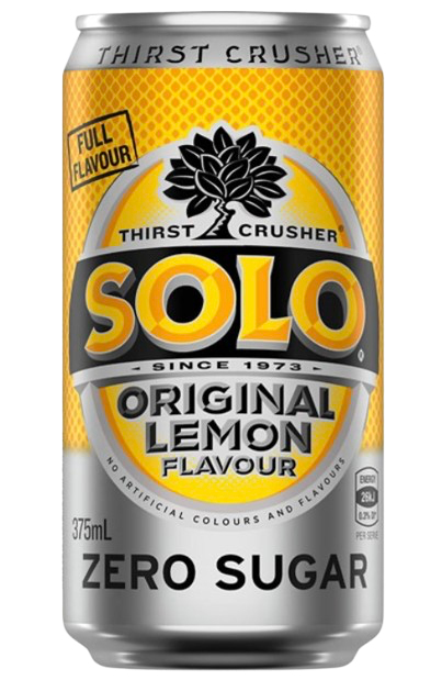 Solo Original Lemon Zero Sugar 375ml