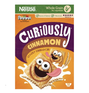 NESTLE CURIOUSLY CINNAMON CEREAL PM 375G
