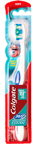 Colgate ToothBrush 360 Whole Mouth Clean Medium