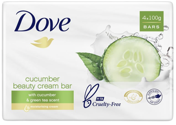 DOVE SOAP BAR 100g X 4 PACK FRESH TOUCH